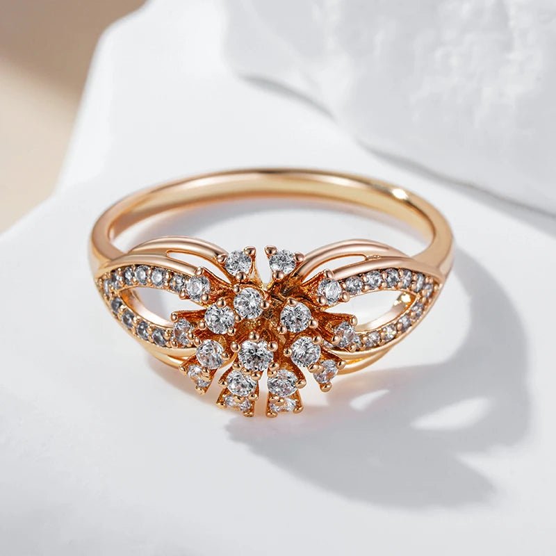 Asiatic Lily Ring - Gilded Rosy