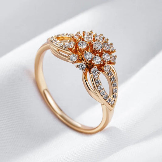 Asiatic Lily 585 Rose Gold Ring - Gilded Rosy