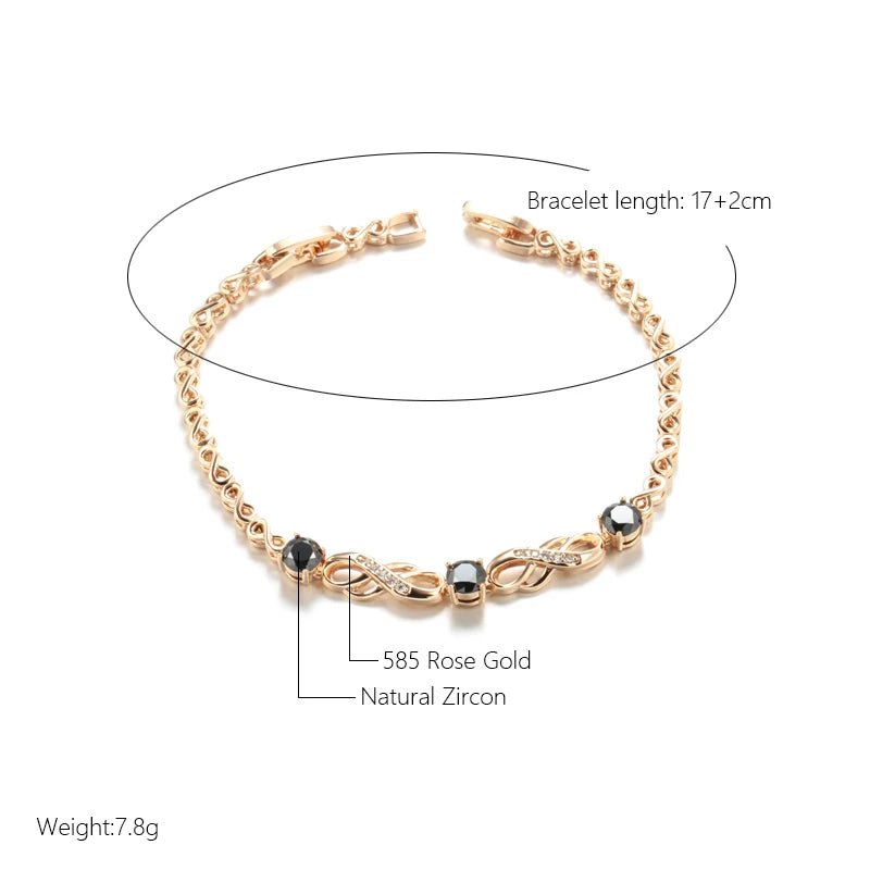 Astilbe Bracelet 585 Rose Gold - Gilded Rosy