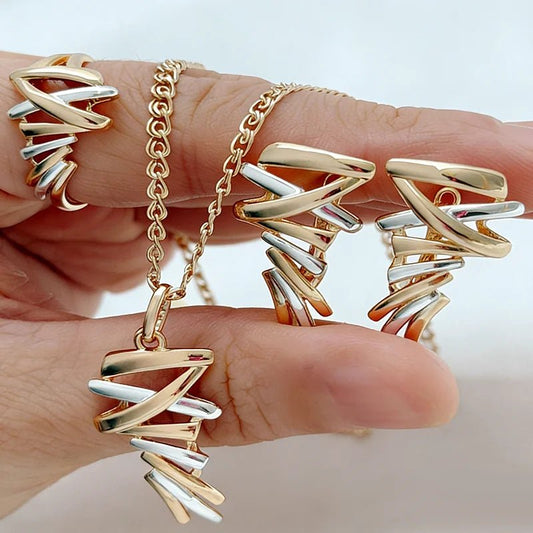 Parallel Gold sets - Gilded Rosy