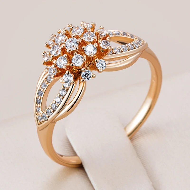 Asiatic Lily 585 Rose Gold Ring - Gilded Rosy