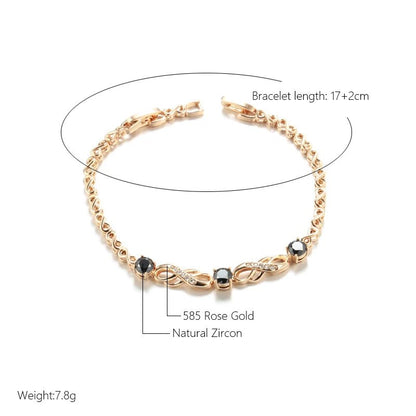 Astilbe Bracelet 585 Rose Gold - Gilded Rosy