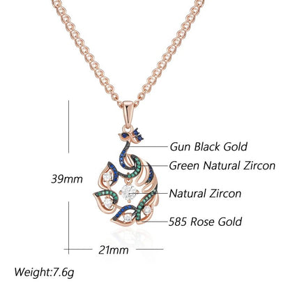 Beautiful Spring Necklace 585 Rose Gold - Gilded Rosy