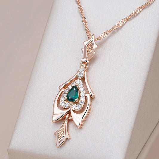 Bell of Ireland 585 Rose Gold Necklace - Gilded Rosy