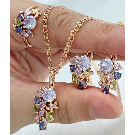 Flower Ethnic sets - Gilded Rosy