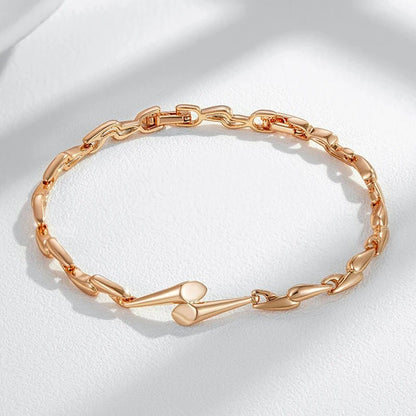 Geometry Bracelet 585 Rose Gold Color - Gilded Rosy