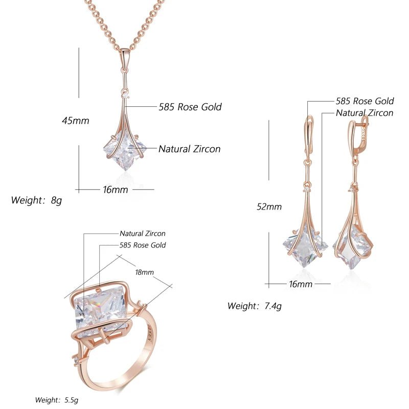 Opal Set - Gilded Rosy