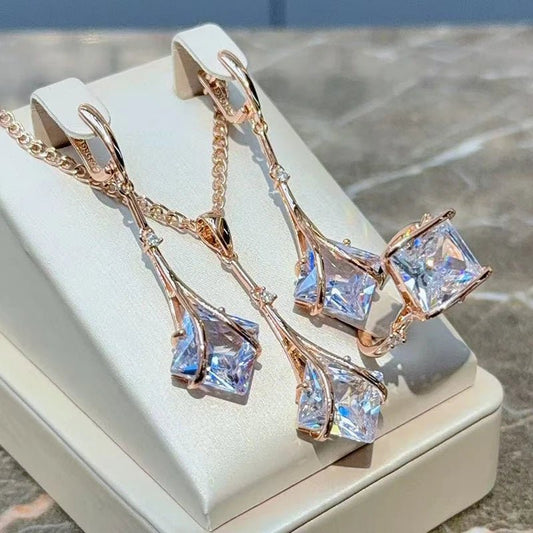Opal set style 585 Rose Gold - Gilded Rosy