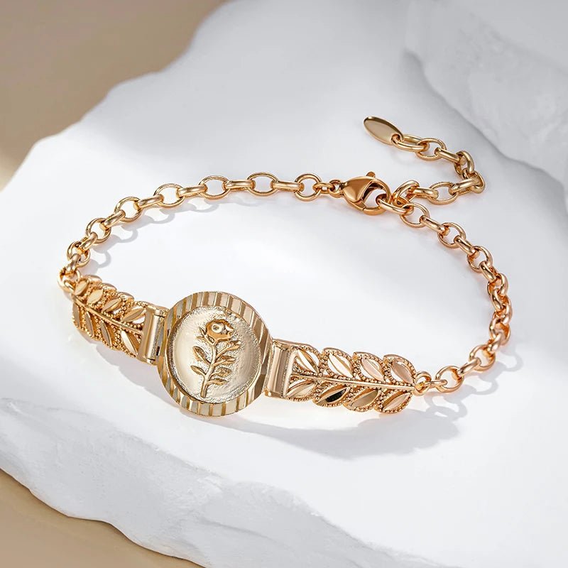 Rose bracelet 585 Rose Gold - Gilded Rosy