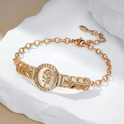 Rose bracelet 585 Rose Gold - Gilded Rosy