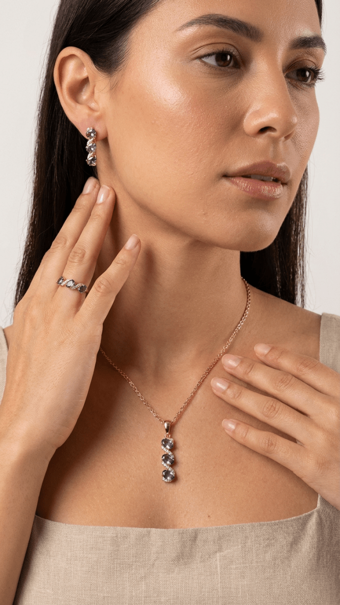 Shiny Purple Sets - Gilded Rosy